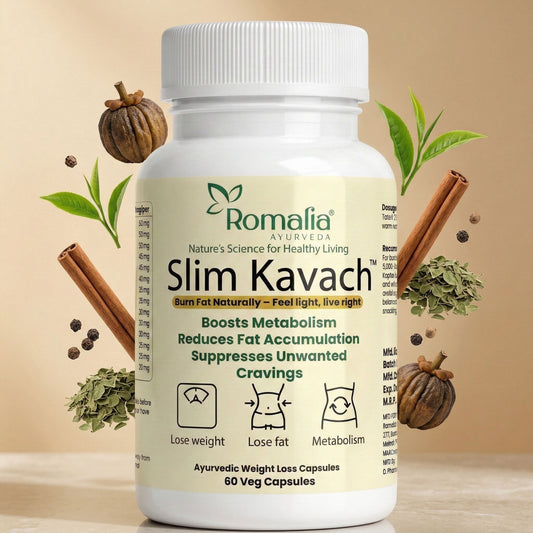 Advanced Fat Burner Capsules – Slim Kavach | Ayurvedic Metabolism & Craving Control Support