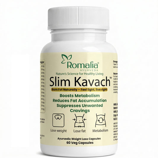 Advanced Fat Burner Capsules – Slim Kavach | Ayurvedic Metabolism & Craving Control Support