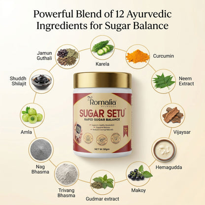 Diabetes Support Formula | Sugar Setu Special Powder | Balance Blood Sugar Naturally in 72 Hour
