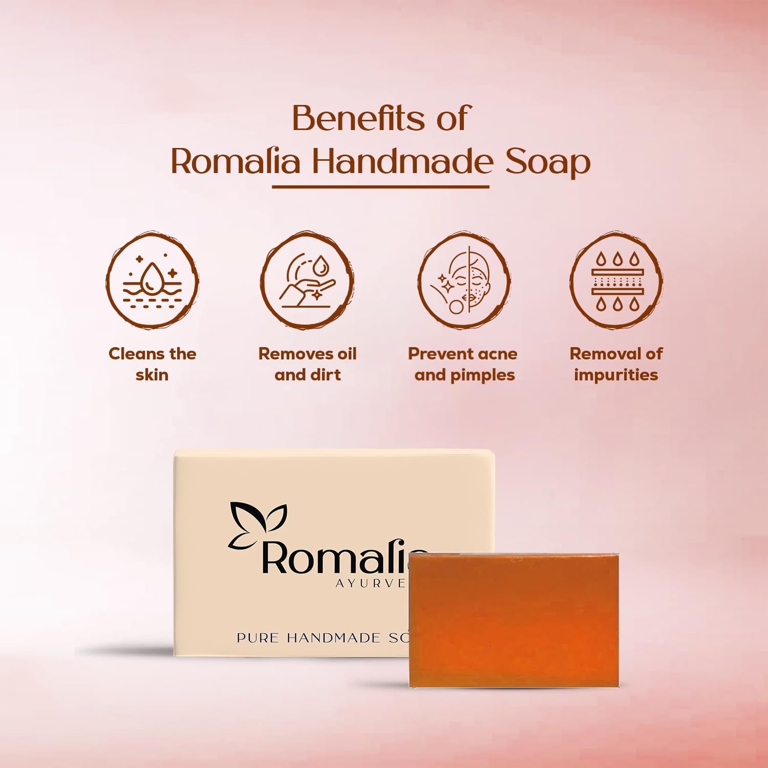 Natural Ayurvedic handmade soap for daily skincare