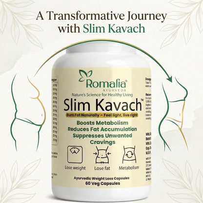 Advanced Fat Burner Capsules – Slim Kavach | Ayurvedic Metabolism & Craving Control Support