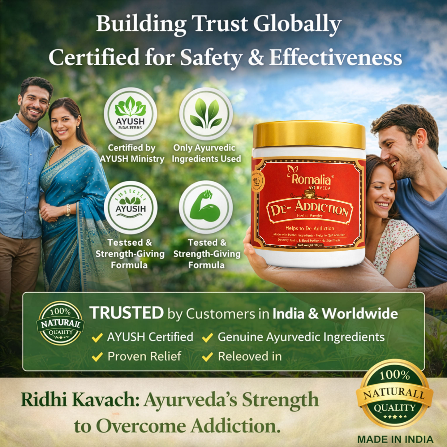 Ayurveda Deaddiction Ridhi Kavach Powder