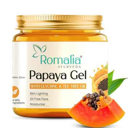 Romalia Ayurveda Papaya Gel with neem and aloe vera for clear skin