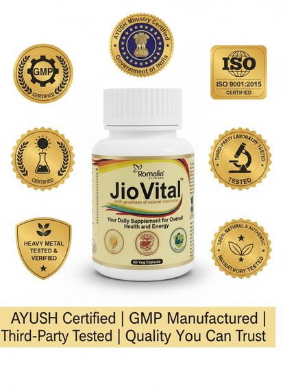 Jio Vital Multivitamin Capsules for Men & Women – Daily Nutritional Supplement