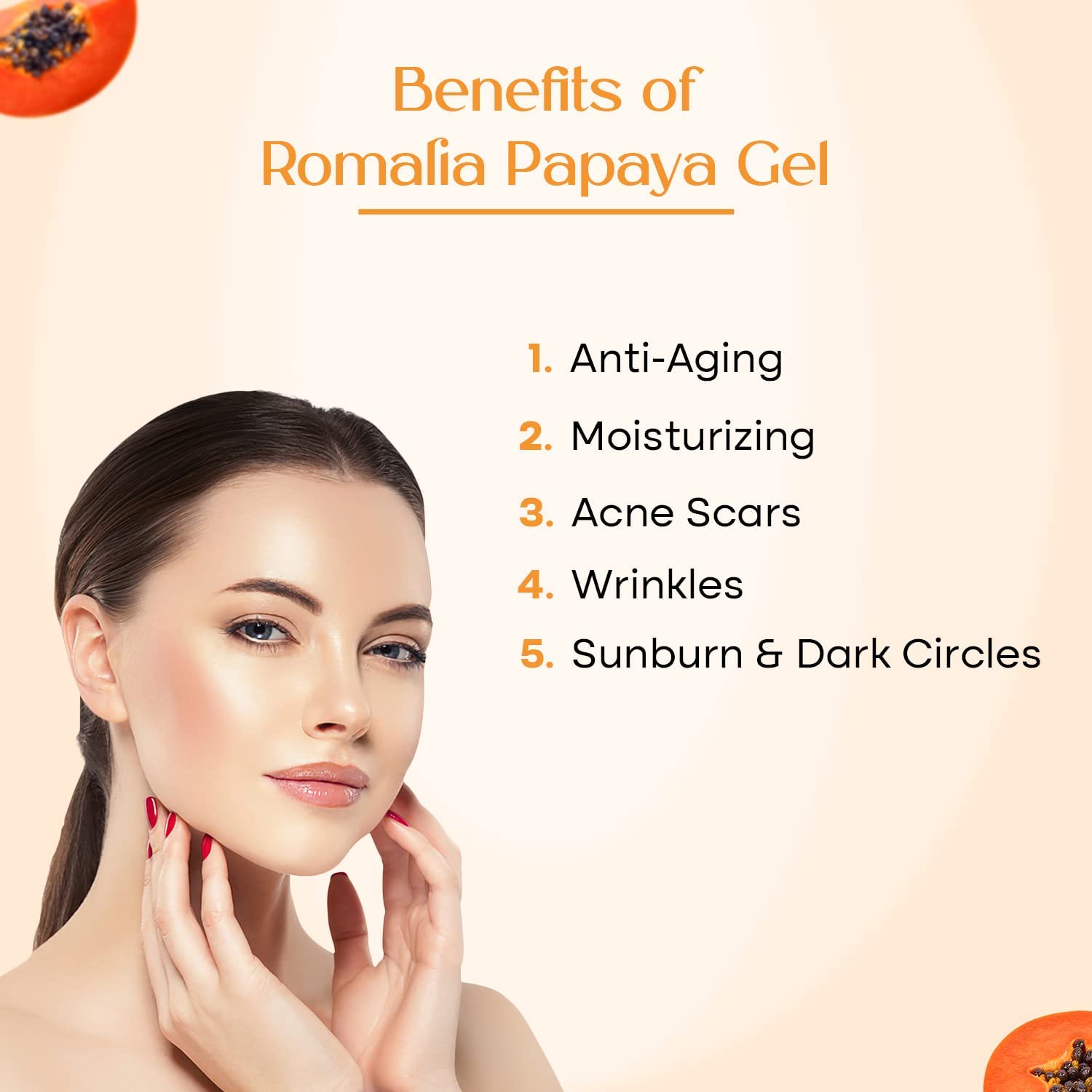 Ayurvedic papaya gel ingredients neem aloe vera and natural extracts