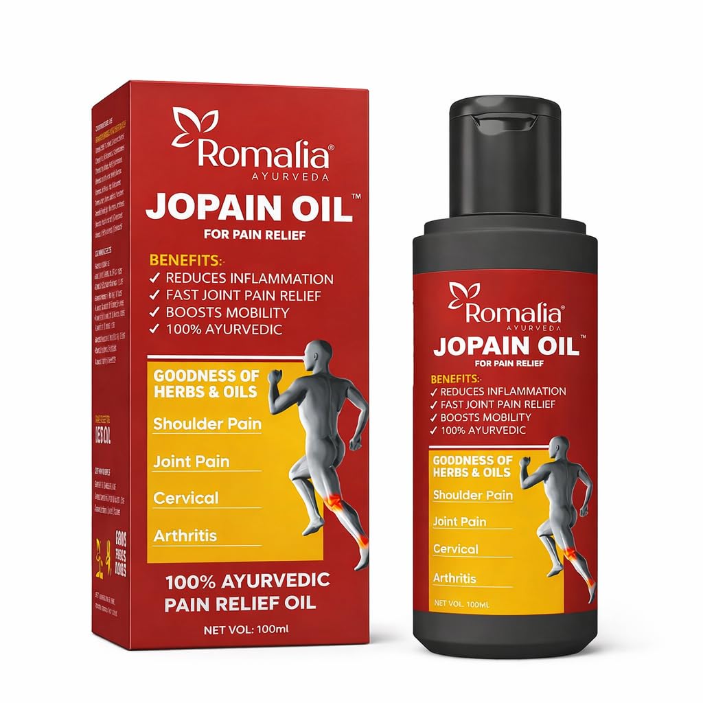Romalia Orthopedic Joint Pain Relief Oil Ayurvedic Ortho Oil for Knee and Muscle Pain