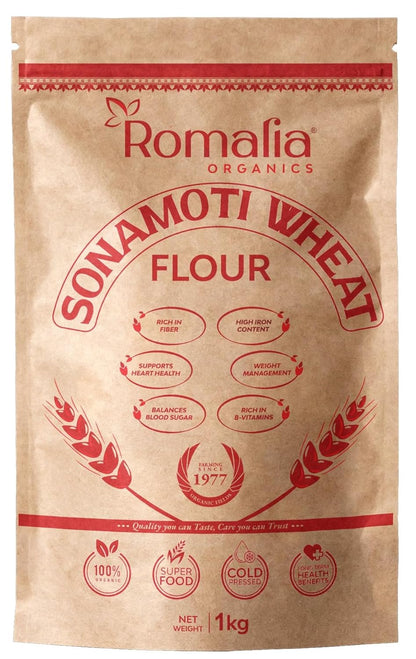 Romalia Ayurveda Sona Moti 100% Organic Whole Wheat Grain | 1kg