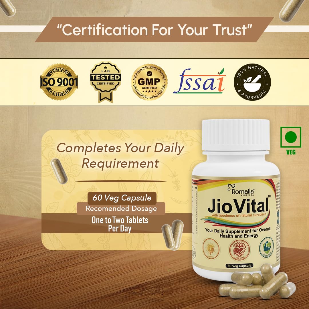 Jio Vital Multivitamin Capsules for Men & Women – Daily Nutritional Supplement