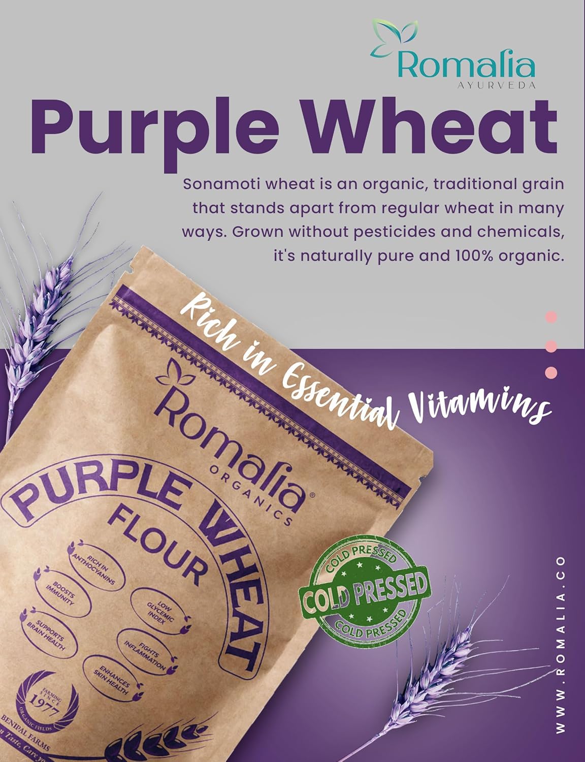 Romalia Ayurveda® Purple Wheat | 1kg