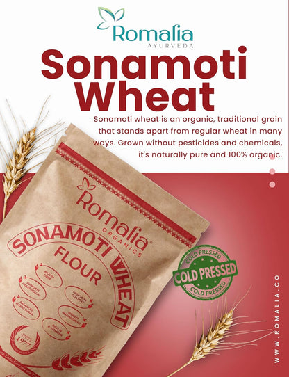Romalia Ayurveda Sona Moti 100% Organic Whole Wheat Grain | 1kg