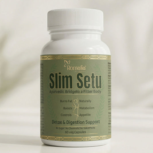 Weight Loss Capsules Natural (Slim Setu) – 60 Veg-Capsules | Ayurvedic Craving Control, Digestion & Metabolism Support
