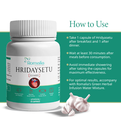 Benefits of Ayurveda Hriday Setu capsule for balanced heart wellness