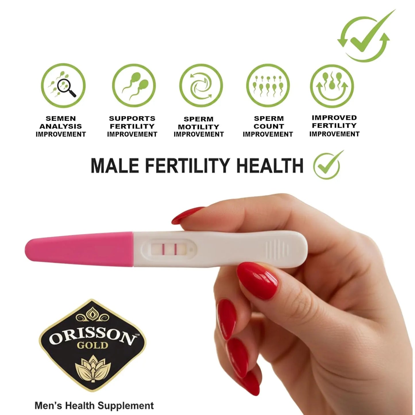 Herbal vitality and performance support supplement for men made with 50-in-1 herbs and Swarn Bhasma