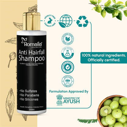 Anti hairfall shampoo that helps make hair strong, healthy, and less prone to breakage