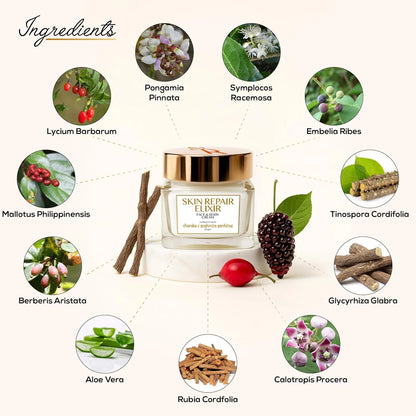 Ayurvedic anti-aging face cream by Romalia for youthful skin