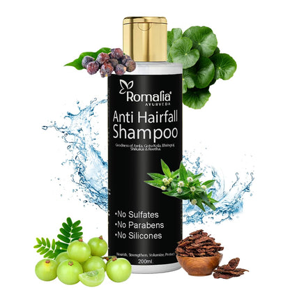 Sulphate free anti hairfall shampoo suitable for regular use on all hair types