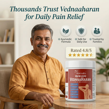 Nerve & Joint Pain Relief Capsules (Vedna Setu) – 60 Capsules | Cervical, Sciatica, Back Pain & Muscle Support