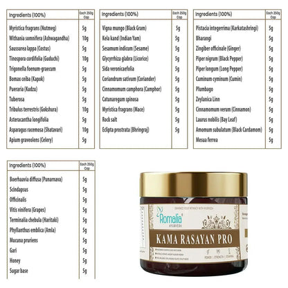 Kama Rasayan Pro™ – Ayurvedic Men’s Vitality & Strength Supplement | 100g